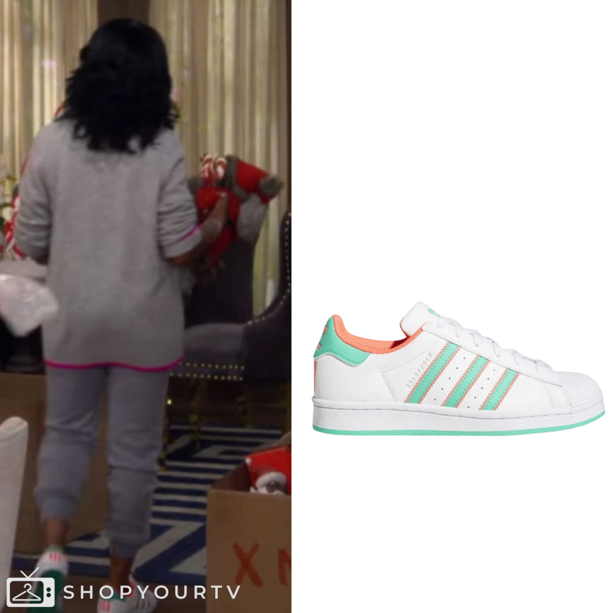The Neighborhood Season 8 Episode 8 Tina Butler Adidas Superstar White ...